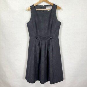 Jessica Howard Sleeveless Fit And Flair Dress Career Classy Dark Academia 12